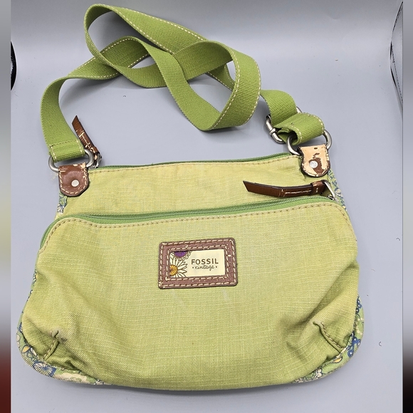 Fossil Vintage Cross Body Bag, Green - Picture 14 of 14
